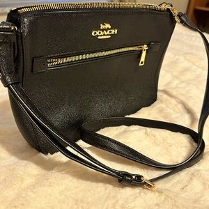 Black crossbody Coach purse. Like new.